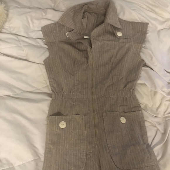 Retro 70s Jumpsuit romper - Picture 3 of 7